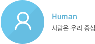 Human 사람은 우리 중심